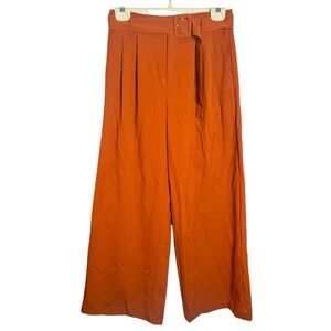 A New Day wide‎ leg pleated trousers w. belt sz 2/S